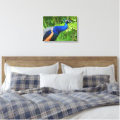 Peacock Leinwanddruck (Insitu (Schlafzimmer))