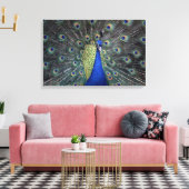 Peacock Leinwanddruck (Insitu (Wohnzimmer))