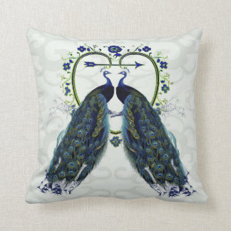 PEACOCK Liebe verziert personalisiert Kissen