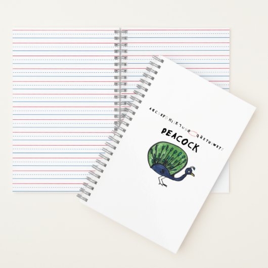 Peacock Lovers Notizblock (Innen)