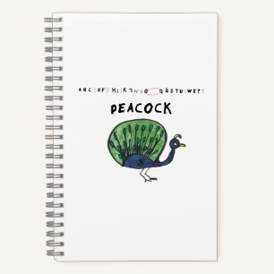 Peacock Lovers Notizblock
