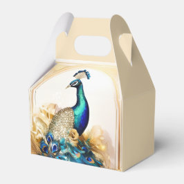 Peacock Luxuriöse Vogelgarten Hochzeit Geschenkschachtel