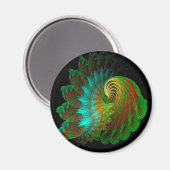 Peacock Magnet (Vorderseite/Rückseite)