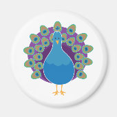 Peacock Magnet (Vorne)