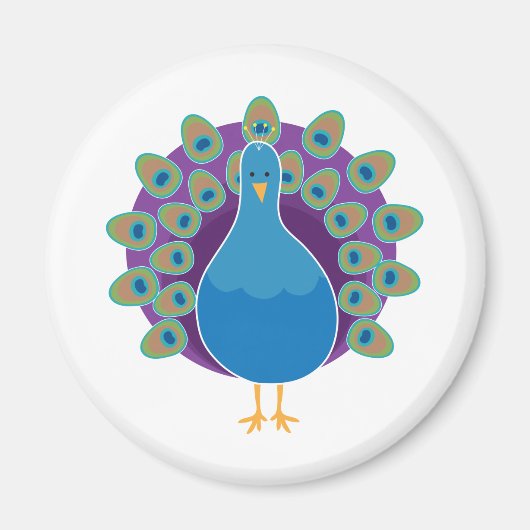 Peacock Magnet (Vorne)