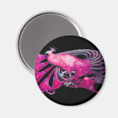 PEACOCK MAGNET (Vorderseite/Rückseite)