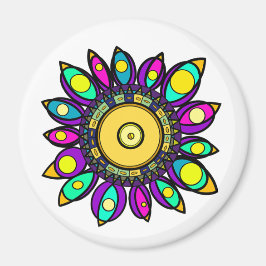 PEACOCK MANDALA MAGNET