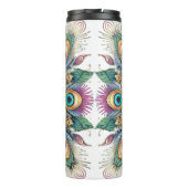 Peacock Mandala Thermal Tumbler Thermosbecher (Rückseite)
