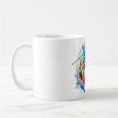 Peacock Mantis Shrimp REF253 - Watercolor Kaffeetasse (Links)