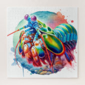 Peacock Mantis Shrimp REF253 - Watercolor Puzzle (Vertikal)