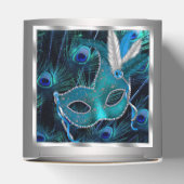 Peacock Masquerade Party Geschenkschachtel (Oben)