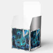 Peacock Masquerade Party Geschenkschachtel (Geöffnet)