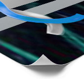 Peacock Masquerade Party Poster (Ecke)