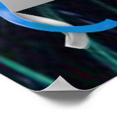 Peacock Masquerade Party Poster (Ecke)