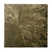 Peacock-Metallablage Fliese (Vorderseite)