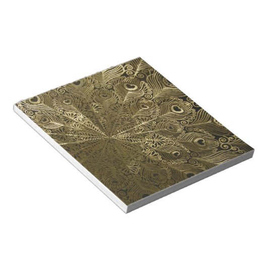 Peacock-Metallablage Notizblock (angewinkelt)