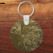 Peacock-Metallablage Schlüsselanhänger (Vorderseite)