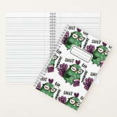 Peacock mit Journal - "Shut Up, Journal" Funny Notizblock (Innen)