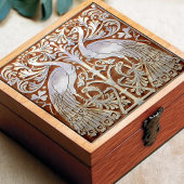 Peacock Modernista Art Barcelona 1903 Fliese