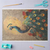 Peacock Mosaic Decoupage Seidenpapier (Basteln)