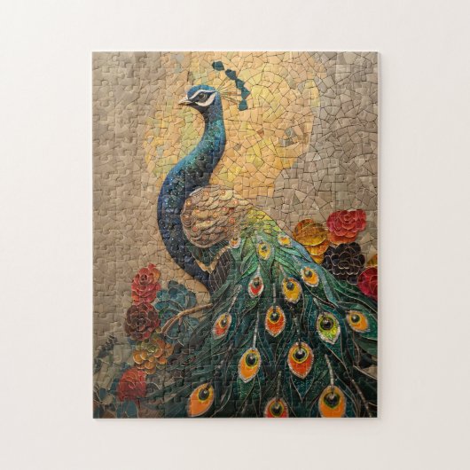 Peacock Mosaic Puzzle (Vertikal)