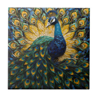 Peacock Mosaic Tile Fliese