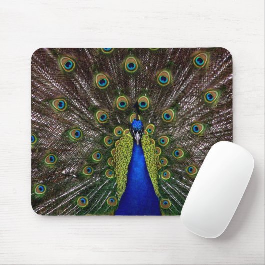 Peacock Mouse Pad Mousepad (Mit Mouse)
