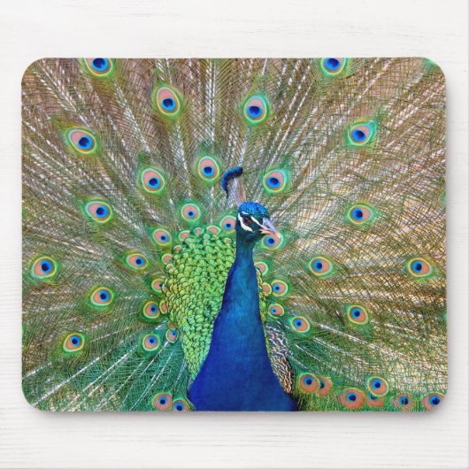 Peacock Mouse Pad Mousepad (Vorne)