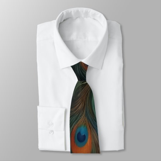 Peacock Neck Tie Krawatte (Gebunden)