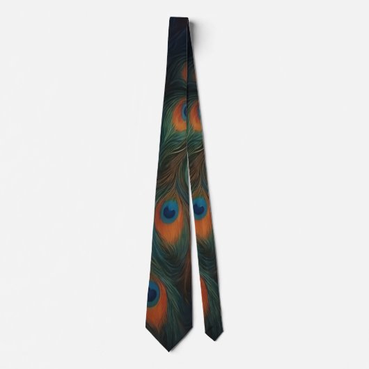 Peacock Neck Tie Krawatte (Vorderseite)