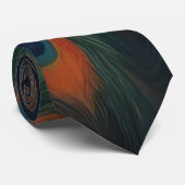 Peacock Neck Tie Krawatte (Gerollt)