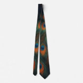 Peacock Neck Tie Krawatte (Rückseite)
