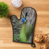 Peacock Ofenhandschuh (Oben unten)