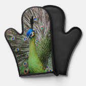 Peacock Ofenhandschuh (Vorderseite/Rückseite)