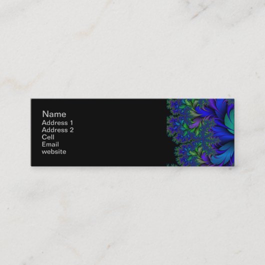 Peacock Ore 2 Mini Visitenkarte (Vorderseite)