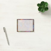 Peacock Ore Chalcopyrite Farbiges Marmormuster Post-it Klebezettel (Büro)