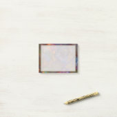 Peacock Ore Chalcopyrite Farbiges Marmormuster Post-it Klebezettel (Auf Schreibtisch)