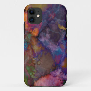 Peacock Ore Chalcopyrite Marble iPhone 11 Hülle