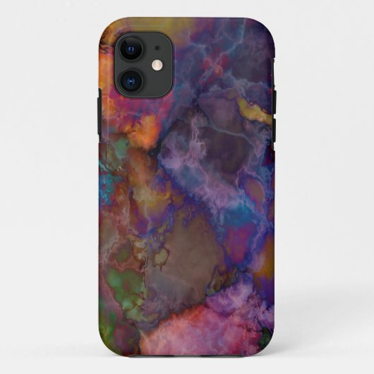 Peacock Ore Chalcopyrite Marble Case-Mate iPhone Hülle (Rückseite)