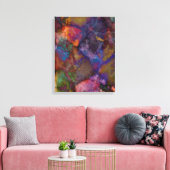 Peacock Ore Chalcopyrite Marble Leinwanddruck (Insitu (Wohnzimmer))