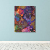 Peacock Ore Chalcopyrite Marble Leinwanddruck (Insitu (Holzboden))