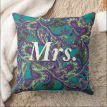 Peacock Paisley Lila und Grünbrücken Kissen<br><div class="desc">Frau Lila und Green Vintag Peacock Paisley Wedding Brides Pillow Vintag Paisley Vintag Paisley. Frau Sweetheart Hochzeitsfeier Kissen oder Brautstuhl am Empfang oder 1. Weihnachtsgeschenk, das 2. Hochzeitstag ist das Cotton-Jubiläum. Baumwolle symbolisiert das natürliche Wachstum aller Anpassungsfähigkeit, Vielseitigkeit und Reinheit (wenn sie wie Pflanze gepflegt werden) in diesen romantischen 2...</div>