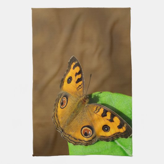 Peacock Pansy Geschirrtuch (Vertikal)