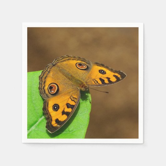 Peacock Pansy Paper Napkin Serviette (Vorderseite)