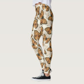 Peacock pansy-schmetterling-Muster Leggings (Links)