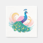 Peacock Paper Napkins Serviette (Vorderseite)