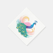 Peacock Paper Napkins Serviette (Ecke)