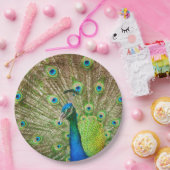 Peacock Pappteller (Party)