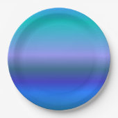 Peacock Pappteller (Vorderseite)