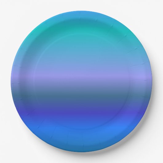 Peacock Pappteller (Vorderseite)